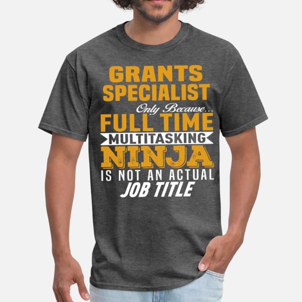 

grants specialist t shirt men customized 100% cotton round collar cool sunlight comfortable spring vintage shirt