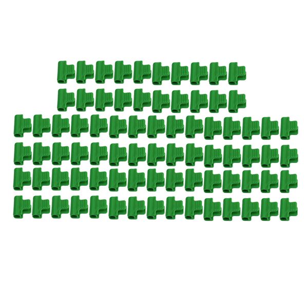 

80 x plastic pipe clamps for greenhouse frame pipe film sunshade net