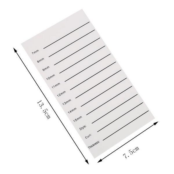 

false eyelashes by dhl 200pcs individual eyelash extension hand plate holder lash tray strip palette acrylic beauty makeup tool