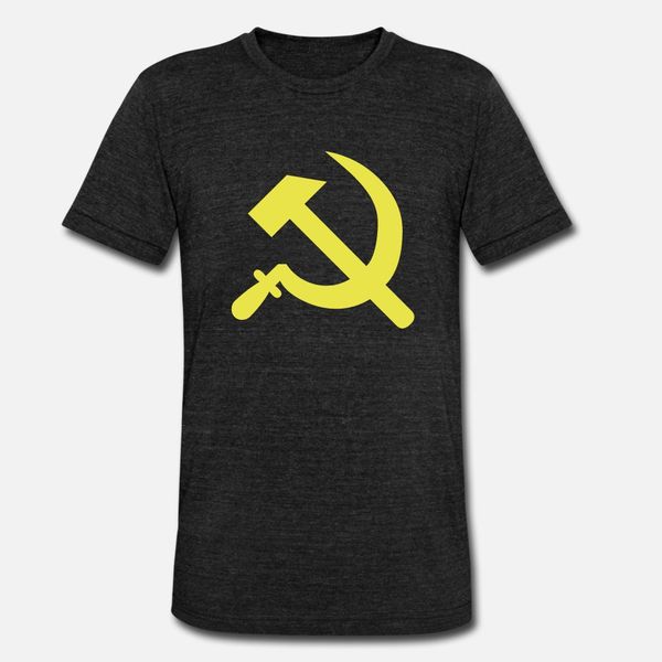

hammer sickle communist russia 1c t shirt men knitted short sleeve o neck family famous funny spring family shirt