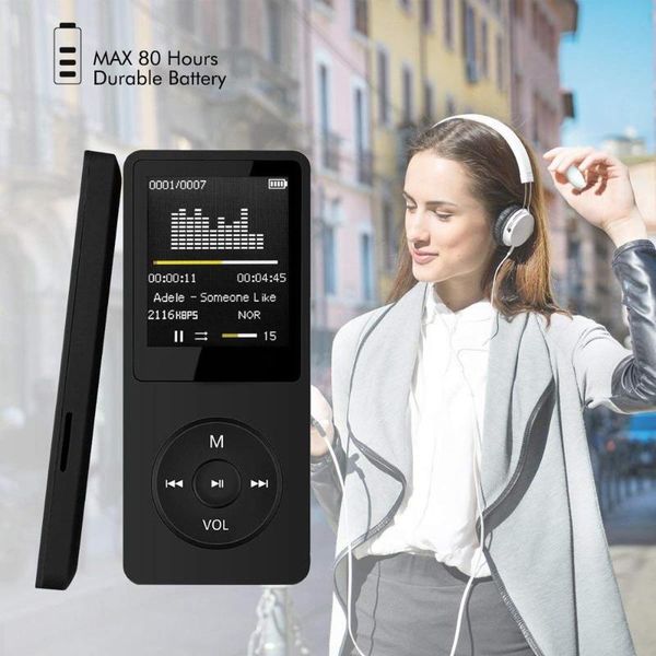 

& mp4 players 2021 fashion portable mp3 player lcd screen fm radio video games movie walkman with original amv