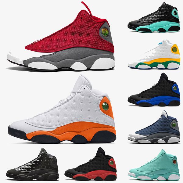 

2020 jumpman flint bred 13 13s mens basketball shoes chicago soar green playground womens trainers starfish sneakers eur 47