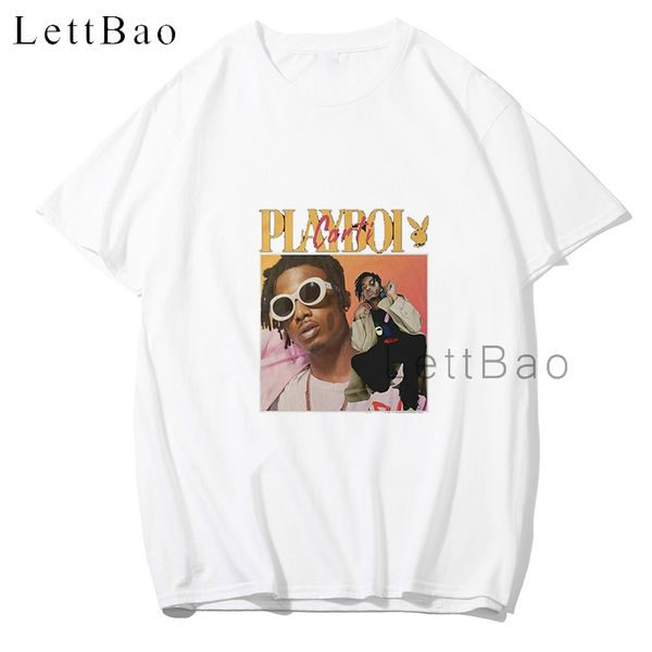

playboi carti hip hop tshirt harajuku gothic men t shirt aesthetic poleras hombre oversized t-shirt ulzzang men clothes shirts