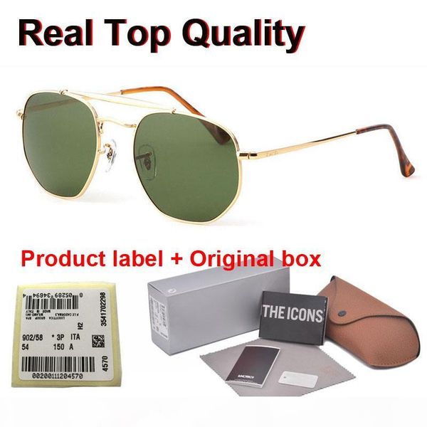 

brand design hexagon sunglasses man women metal frame (glass lens) eyewear glasses retro sun glasses oculos de sol with retail box, White;black