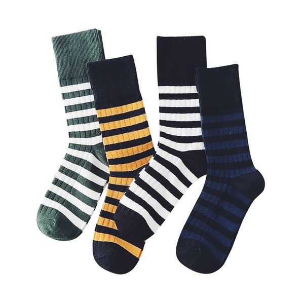 

5pairs socks men's women all match striped street harajuku skatebord hip hop funny socks trendy tide short sock meias sox, Black