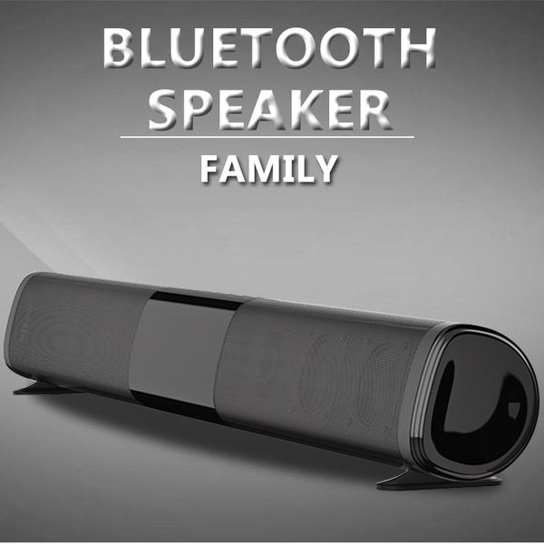 

20w wireless bluetooth speaker tv sound bar theater portable sound bar support 3.5mm music stereo home for tv pc outdoor