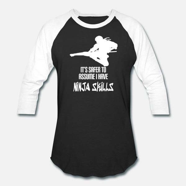 

ninja skills t shirt men designer short sleeve round collar slim fit funny casual spring autumn pictures shirt