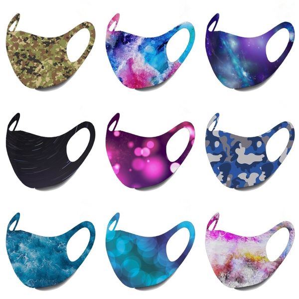 

yoga hair band with mask button women sport fitness headband elastic head wrap women print headbands buckle detachable#679#479