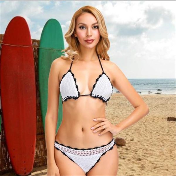 

bikinis bathing clothes nightclub beach swimwear female fashion clothing women designer 2pcs swimsuit summer lady, White;black