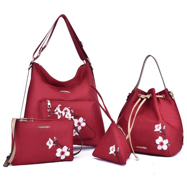 

2020 new different size bags four-piece multi-function womens shoulder crossbody bag fashion handbag backpack