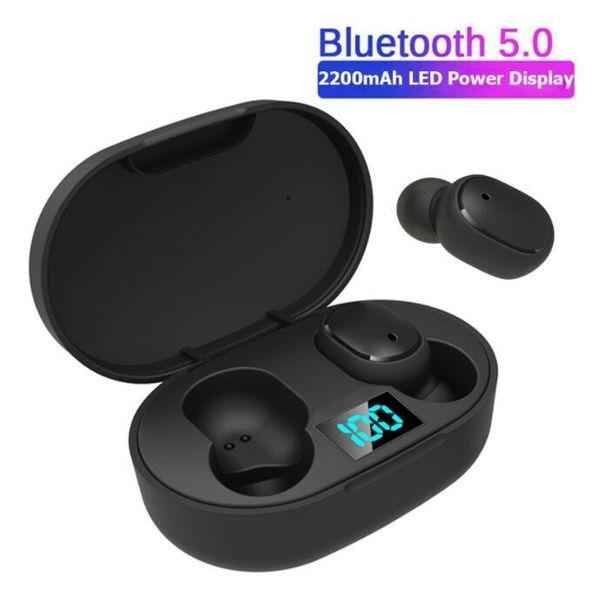 

cgjxsh6 tws wireless earphone earbuds led display 5 .0 wireless earphones life waterproof bluetooth headset with mic better than a6s and e6s