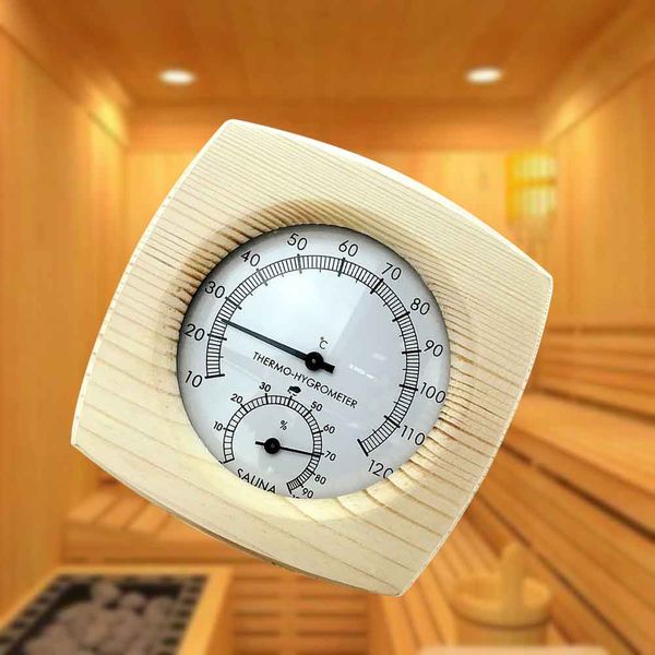 

digital hygrometer sauna thermometer wooden steam round professional tub