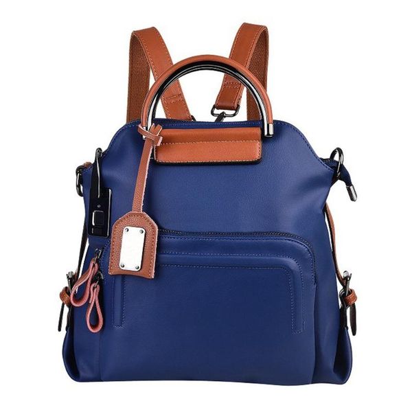 

fingerprint unlock new trend backpack fashion korean style casual female bag anti-theft fingerprint lock bag female