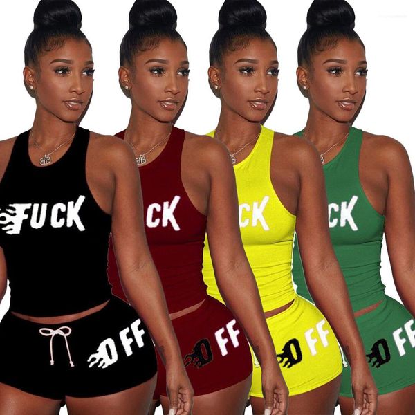 

neck sleeve female tracksuits min women clothing womens clothing 2 piece set summer letter printed scoop, Gray