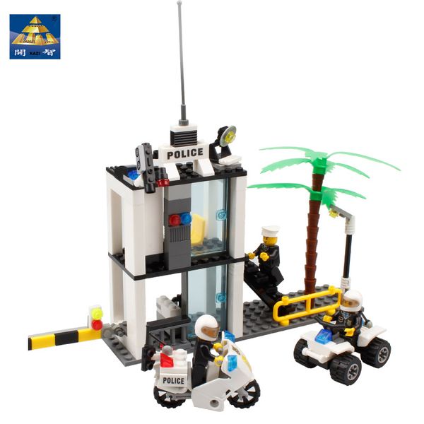 

blocks toys the police series police secure the post children block toys 2020 selling gift of the child