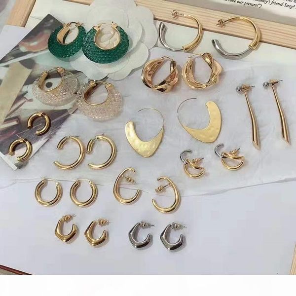 

popular design wome earrings gold plated popular fashion earrings for girls women for party wedding nice gift, Golden;silver