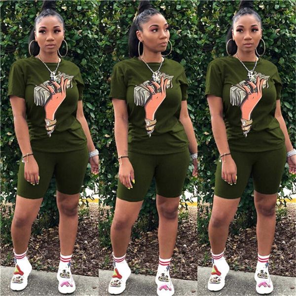 

designer clothing sets summer fashion 2pcs suits sports casual dollar two piece set women streetwear tracksuits, Gray