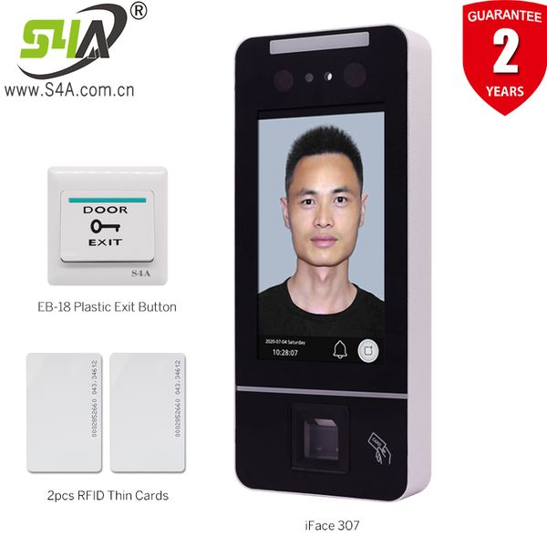 

face recognition attendance with software support swiping card or fingerprint
