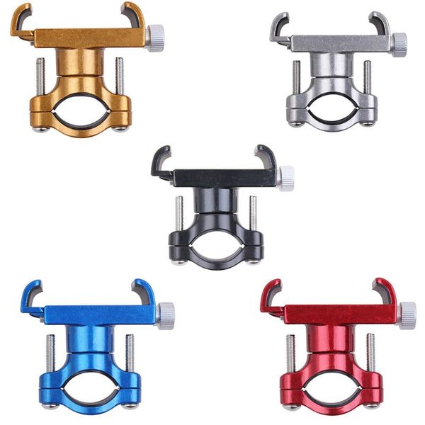 

shockproof bike phone mount aluminum alloy cycling bicycle bracket anti-slip holder universal motorcycle handlebar mount