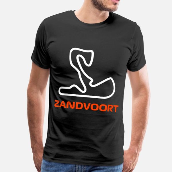 

zandvoort black slim fit t shirt men customized short sleeve round collar formal graphic comical spring autumn kawaii shirt