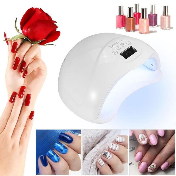 

nail dryers sun5 plus dryer for led uv lamp 48w mini usb manicure lcd display drying all gels polish art tools
