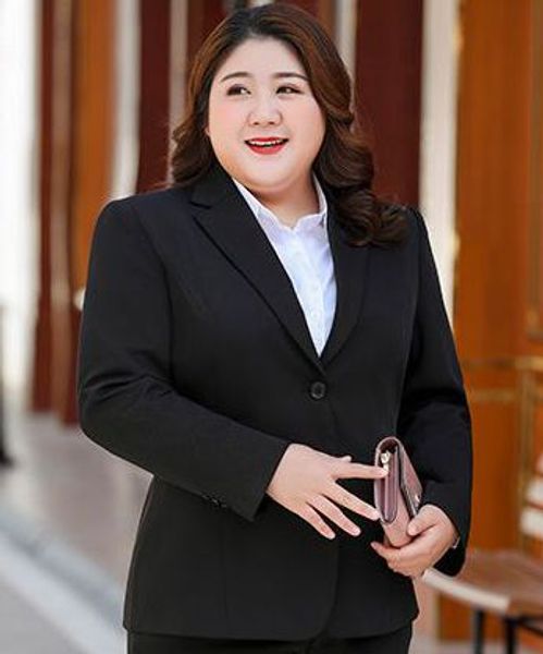 

super large plus big size 10xl 9xl 8xl 7xl 6xl 5xl d003 women's suits spring summer office female suit, White;black