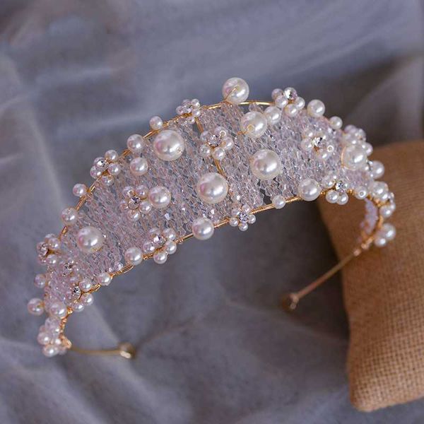 

hair clips & barrettes bide tiara diadema headband crystal wedding accessories jewellery couronne korona de mariage jewelry, Golden;silver