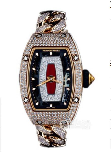 

eg7159 a5 richard mill wristwatch steel strap stainless steel dial folding buckle asian movement new