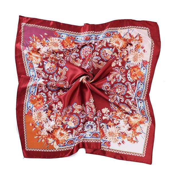 

fashion 2020 cashew printed lady imitated silk satin scarves summer new arrival women's large square scarves shawls and wraps, Blue;gray