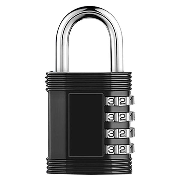 

4 digit security combination padlock heavy duty travel zinc alloy door cabinet