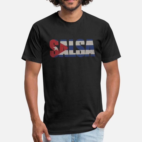 

# salsa cuba t shirt men character 100% cotton euro size s-3xl pattern crazy breathable summer style letter shirt