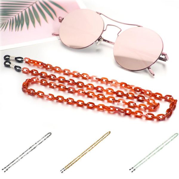 

1pc fashion eyeglass chains summer womens sunglasses chains beaded glasses chain eyewear sunglasses holder strap #1105, Silver