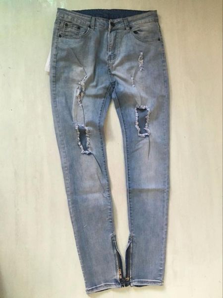 

men's jeans mens biker denim ripped destroyed skinny distressed italian brand torn slim fit represent, Blue