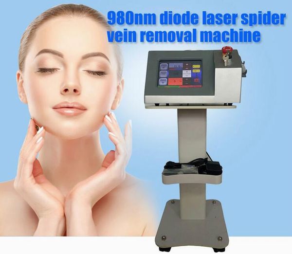 

3 in 1 spider vein removal on legs 980nm diode laser varicose vein surgery spider veins removal laser machine salon use, Black