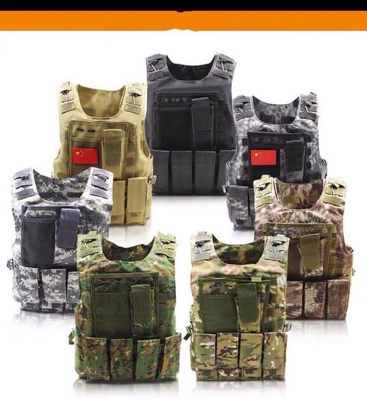 

открытый дышащего tactical mesh vest многофункциональная боевой подготовки жилет cs пейнтбол безопасность одежда охота оборудование a-26, Camo;black