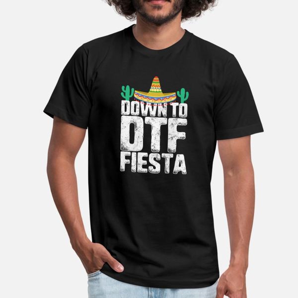

dtf down to fiesta cinco de mayo party cactus t shirt men create short sleeve round neck graphic humor summer novelty shirt