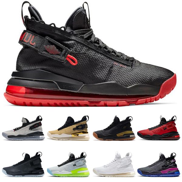 

new arrival trainers proto jumpman mens basketball shoes gym red black gum bred neon gradient pure platinum johnny kilroy sports sneakers