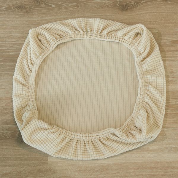 

removable stretch wedding banquet dining chair cover seat slip covers, Black