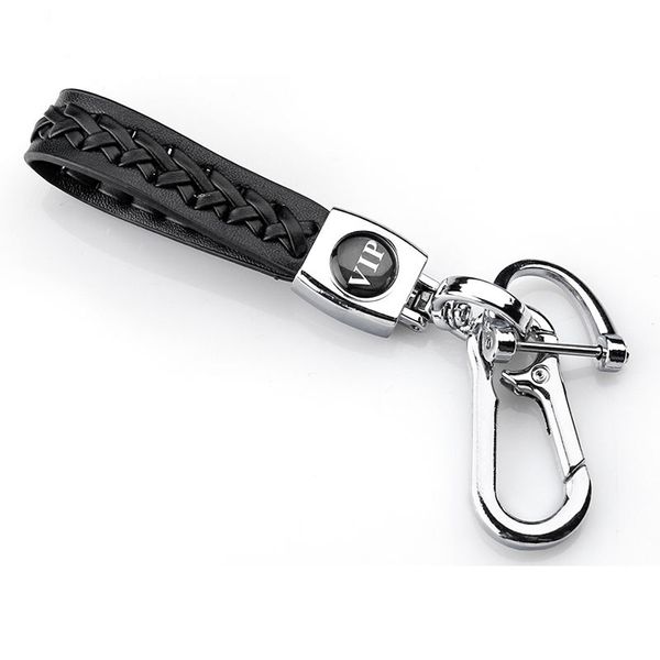

leather metal key chain for mitsubishi car logo men waist hanging exquisite gift customization auto accessories keychain fashion, Silver