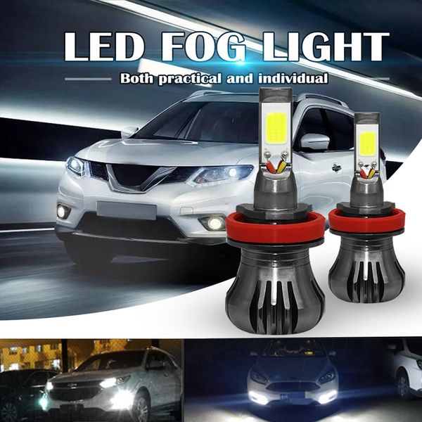

monochrome 6000k white h8/h9/h11 car led fog light for car truck suv