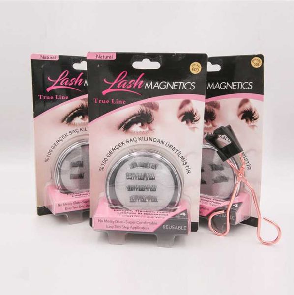 

magnetic eyelashes magnetic soft nature reusable magnetic eyelash with applicator/clip 3d mink cils magnetique