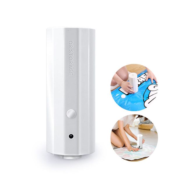 

portable electric vacuum air pump for vacuum storage compression bag mini air extractor compressor for travelling home