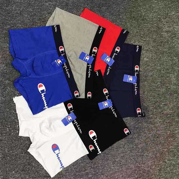 

comfortable fashion mens underwear champ letter boxers cuecas cotton design underpants men briefs casual breathable shorts u convex boxers, Camo