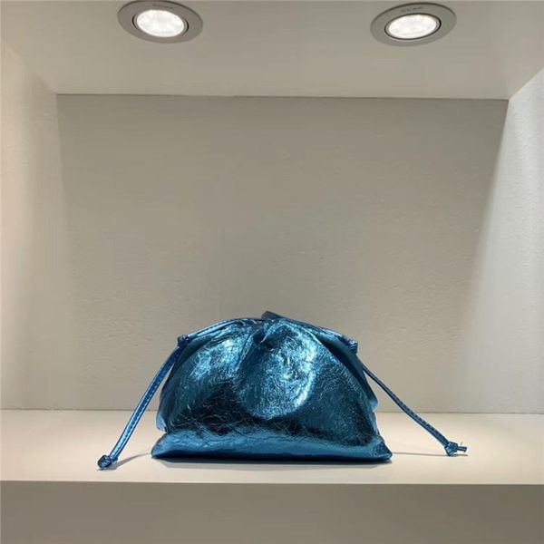 

Top Quality Designer Cowhide Small Size Cloud Shape Handbag Crossbody Bags Sweet Fashion Chic Pleated Simple Designer Bag wholesale lot