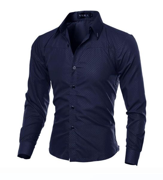 

2020 new fashion designer men shirts long sleeves casual shirts men shirt plus size slim fit homme asian size -5xl, White;black