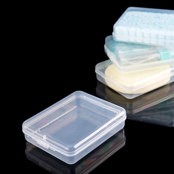 

plastic box clear rectangle storage box portable plastic transparent storage boxes pp boxes for storing craft metal electronic parts etc