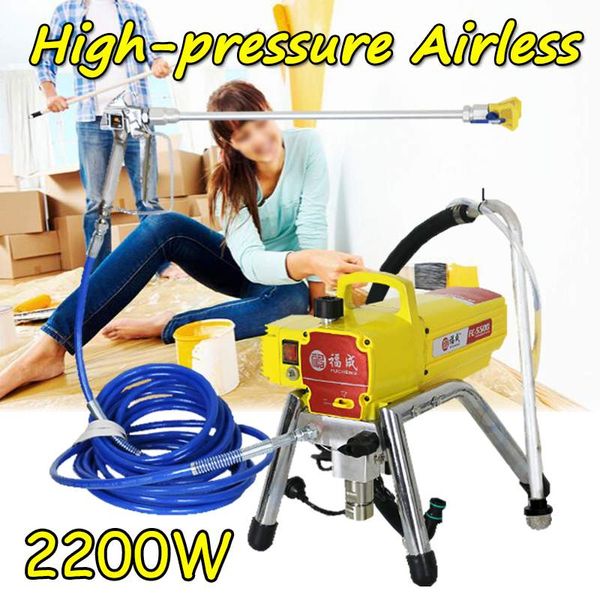 

2200w 220v 6000psi professional high pressure airless spraying machine electric airless paint sprayer wall spray machine