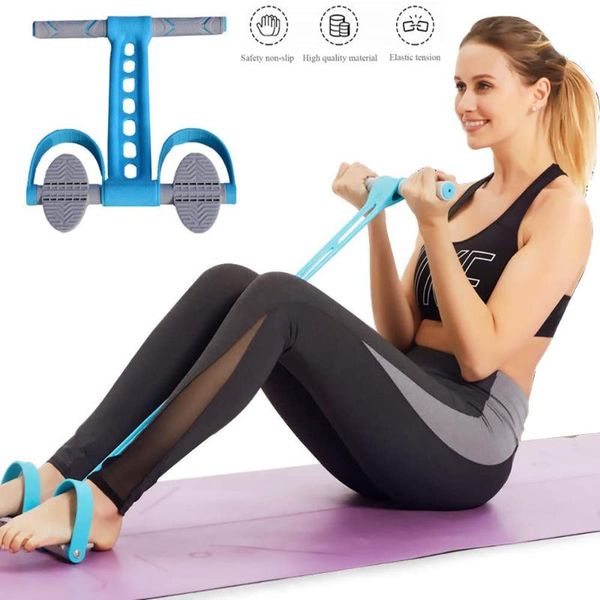 

resistance bands latex pedal exerciser yoga sit-up fitness gum pull rope expander elastic gym workout equipment strap d30