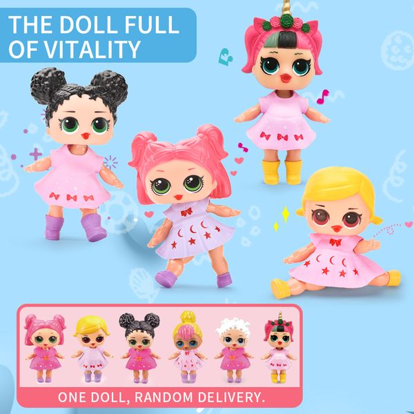 

play house toys exquisite gift box set boys and girls play house lucky dolls with watch princess children toys
