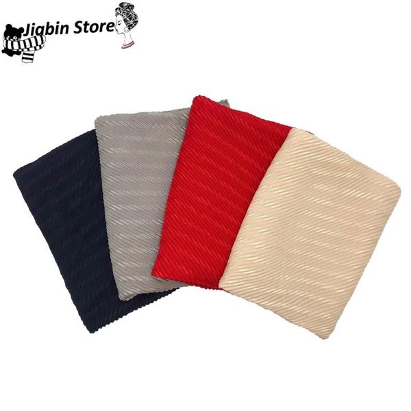 

lady solid crinkled scarf wrinkle fabric bandana mini ridged muslim headscarf islamic hijab women muffler popular shawls, Blue;gray